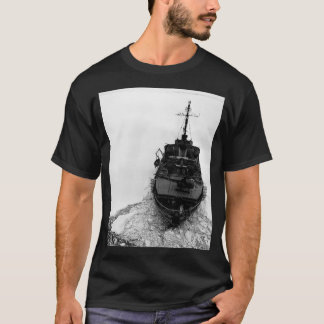 Camiseta Disparador de gelo com equipamento na Antártica