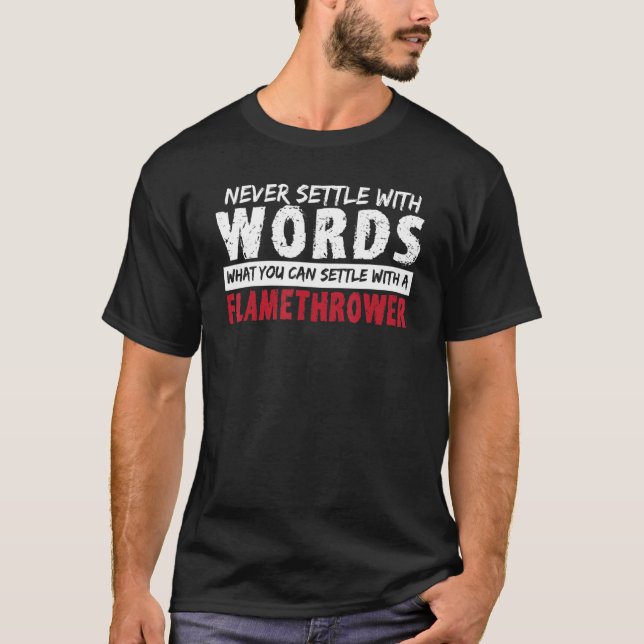 Camiseta Disparador Funny Flamewer - Picroteca Flameth (Frente)