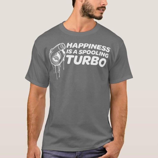 Camiseta Disparando Um    Turbo Para Entusiastas De Carro (Frente)