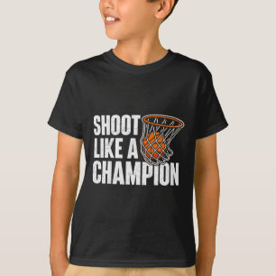 Camiseta Disparar Como um Campeão - Treinador de Jogador de