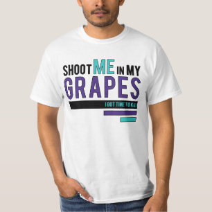 Camiseta Dispare em me em minhas uvas - 5 retros Jordão que