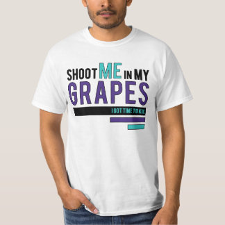 Camiseta Dispare em me em minhas uvas - 5 retros Jordão que