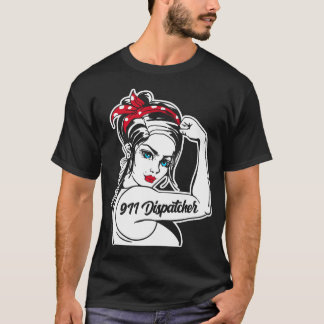 Camiseta Dispatcher 1311 Linha Dourada fina 911