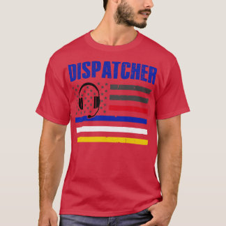 Camiseta Dispatcher 911 Emergency Police Fire EMS American