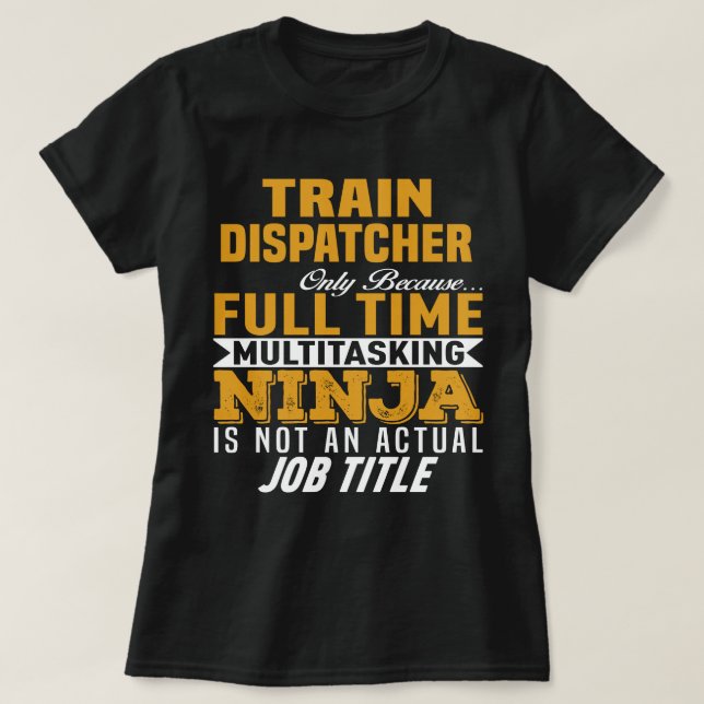 Camiseta Dispatcher Comboio (Frente do Design)