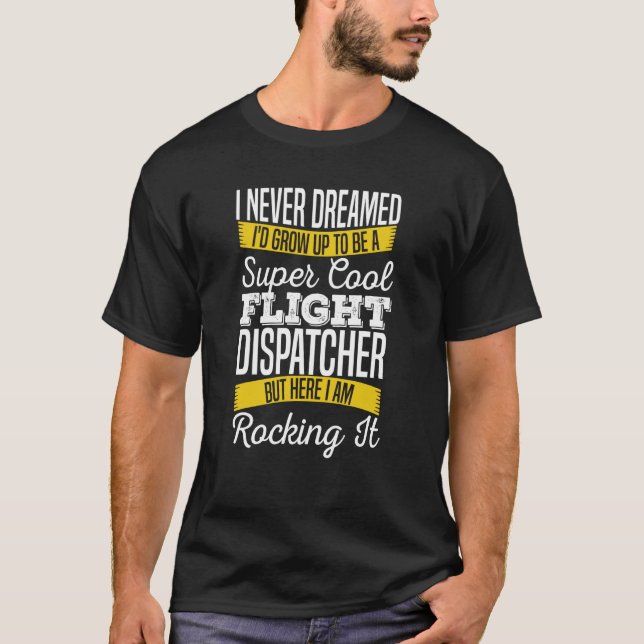 Camiseta Dispatcher Cool Thin  Police Emergency Flight Disp (Frente)
