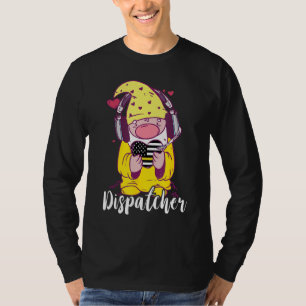 Camiseta Dispatcher Gnome Funny 911 Operador Dispatch Emerg