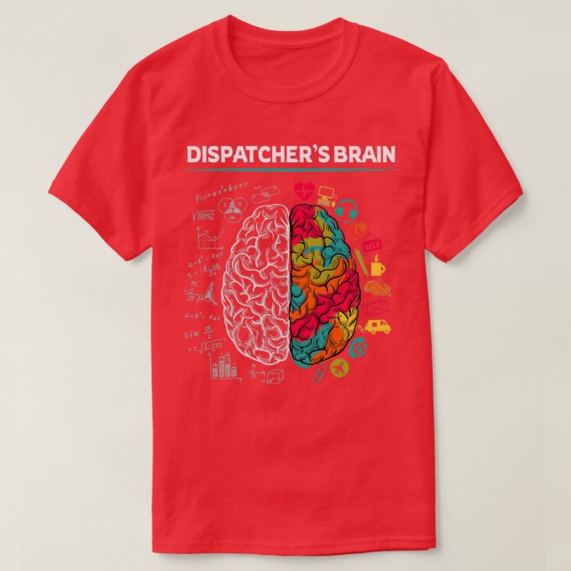 Camiseta Dispatcherx27s Cérebro (Frente do Design)