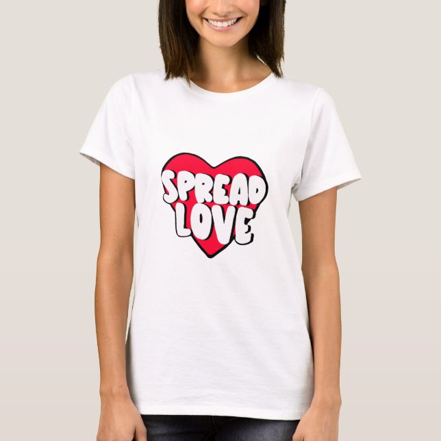 Camiseta Dispersar T-shirt Com Amor (Frente)