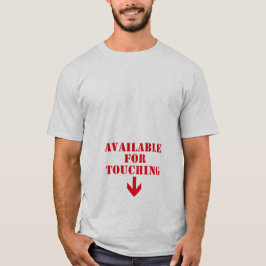 Camiseta Disponível Para Tocar Humor Safado