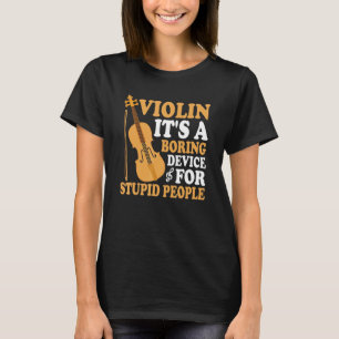 Camiseta Dispositivo Bordo Violino Para Violini De Diversão