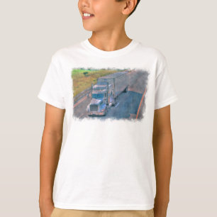 Camiseta Dispositivo de Maquinista de Caminhão de Estrada