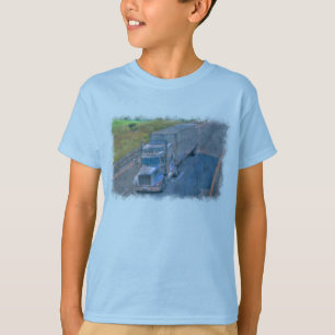 Camiseta Dispositivo de Maquinista de Caminhão de Estrada