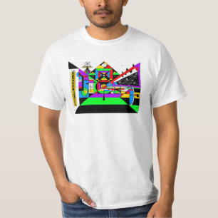 Camiseta Dispositivo energético do auto-projecto colorido