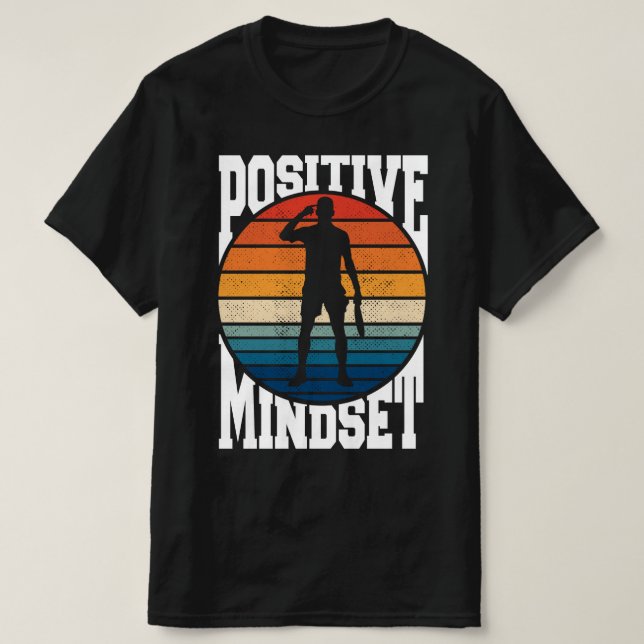 Camiseta Dispositivo Tênis de Mindset Positivo (Frente do Design)