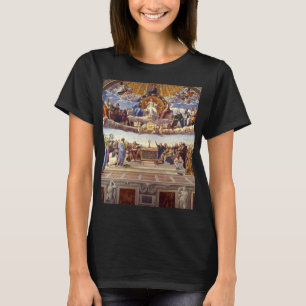 Camiseta Disputação do Sacramento Sagrado por Raphael