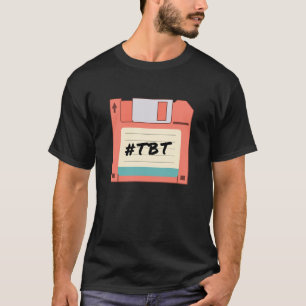 Camiseta Disquete Throwback Thursday TBT Retro Geek