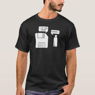 Camiseta Disquete Usb Eu Sou Seu Pai 1