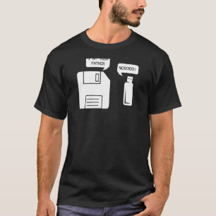 Camiseta Disquete Usb Eu Sou Seu Pai 1
