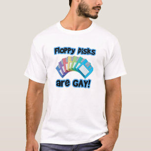 Camiseta Disquetes são Gays