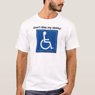 Camiseta diss minha capacidade