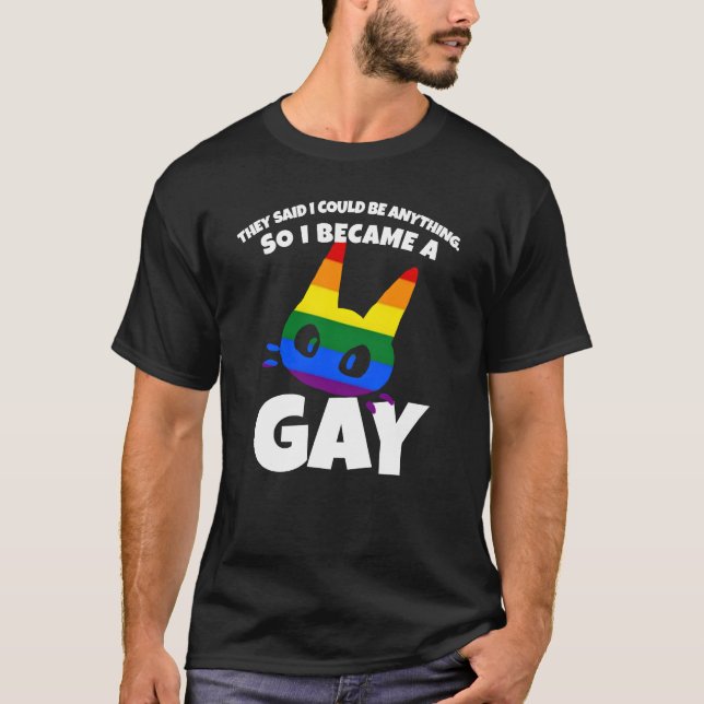 Camiseta Disseram que eu poderia ser qualquer coisa, então  (Frente)