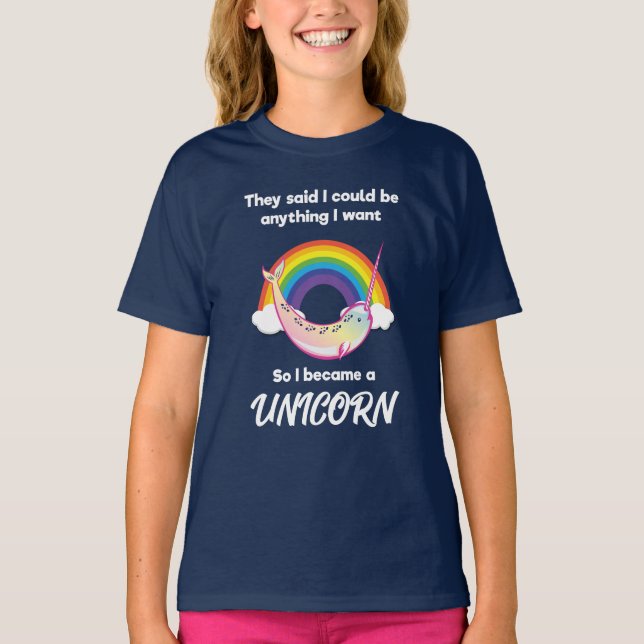 Camiseta Disseram Que Eu Podia Ser Qualquer Coisa Que Torne (Frente)