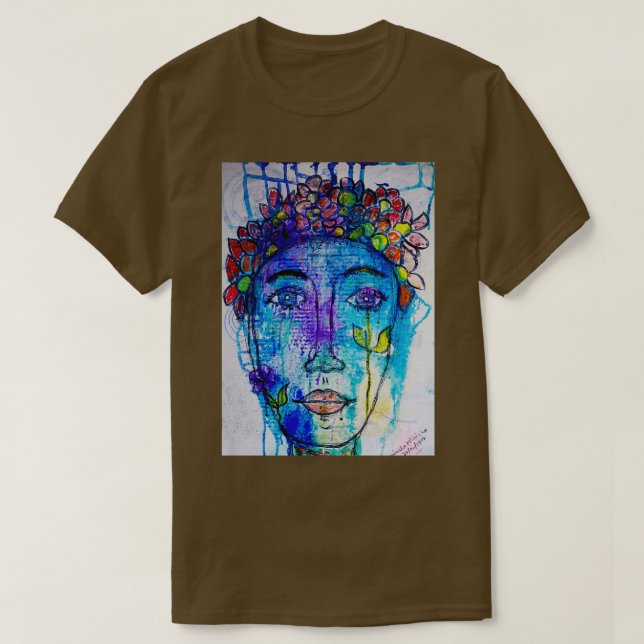 Camiseta Disseram que meu cabelo seria diferente (Frente do Design)