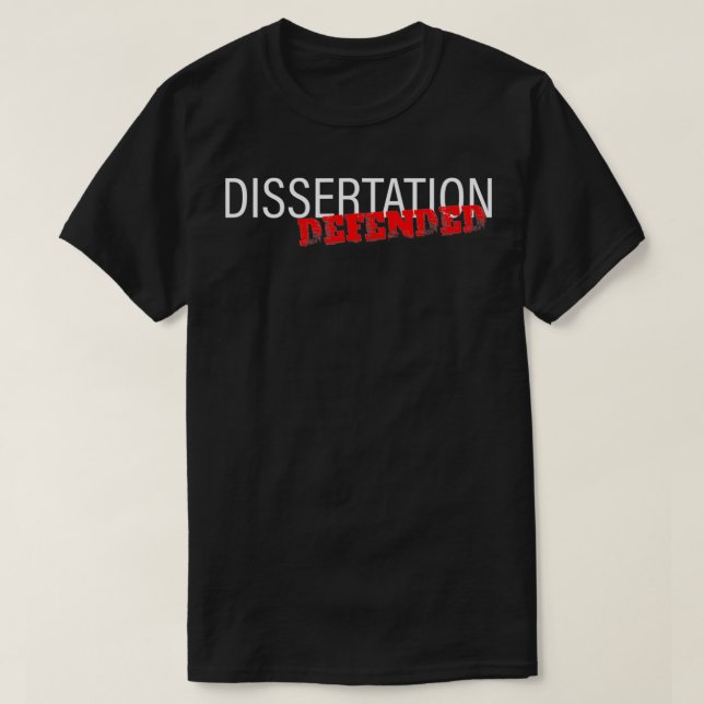 Camiseta Dissertação Defendida (Frente do Design)