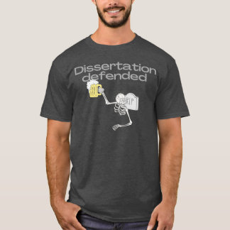 Camiseta Dissertação defendida 10