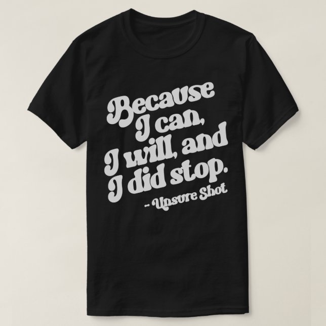 Camiseta Dissipador de Incerteza (Frente do Design)