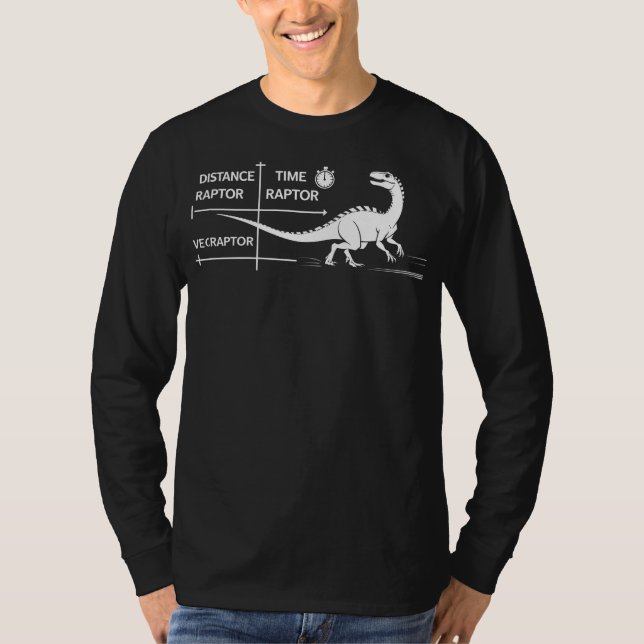 Camiseta Distance raptor divided by time raptor equals velo (Frente)