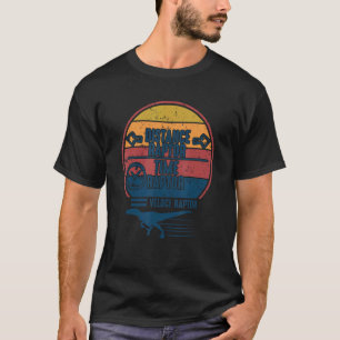 Camiseta Distância Raptor Sobre Tempo Raptor Igual a Veloci