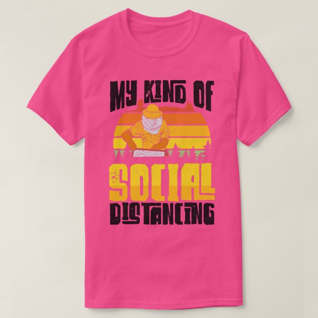 Camiseta Distância social (Frente do Design)