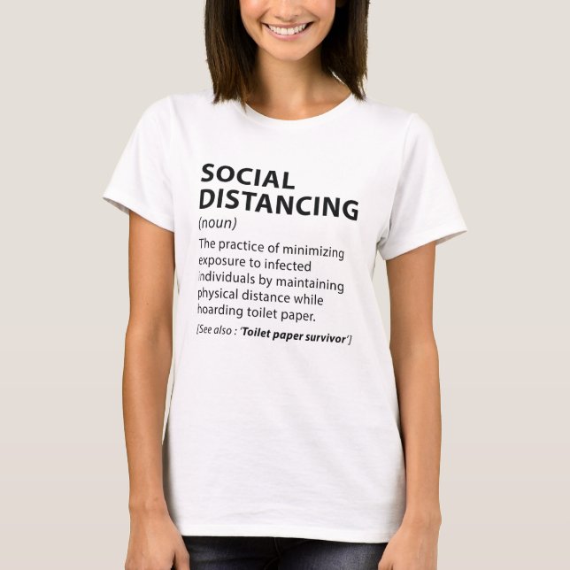Camiseta Distância social (Frente)
