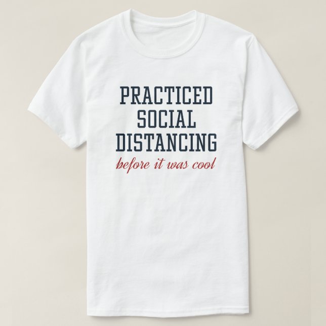 Camiseta Distância Social Prática (Frente do Design)