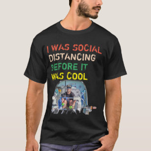 Camiseta Distanciação social, você só tem que remar com