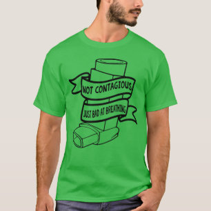 Camiseta Distanciamento Social Fofo Consciência da Asma Cit