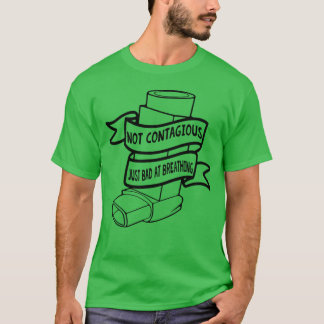 Camiseta Distanciamento Social Fofo Consciência da Asma Cit