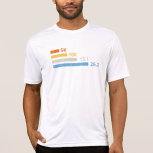 Camiseta Distâncias em Execução I - 5.000 13.1 26.2 Maraton