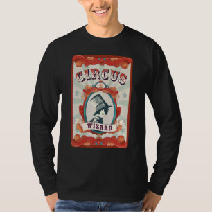 Camiseta Distintivo de Funcionário de Circo Antigo Mágico C