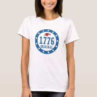 Camiseta Distintivo Original de 4 de Julho de 1776