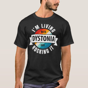 Camiseta Distonia Consciência Vivendo Com Escleroderma Rela