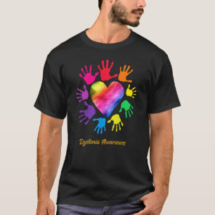 Camiseta Distonia Sensibilização Mãos Distonia