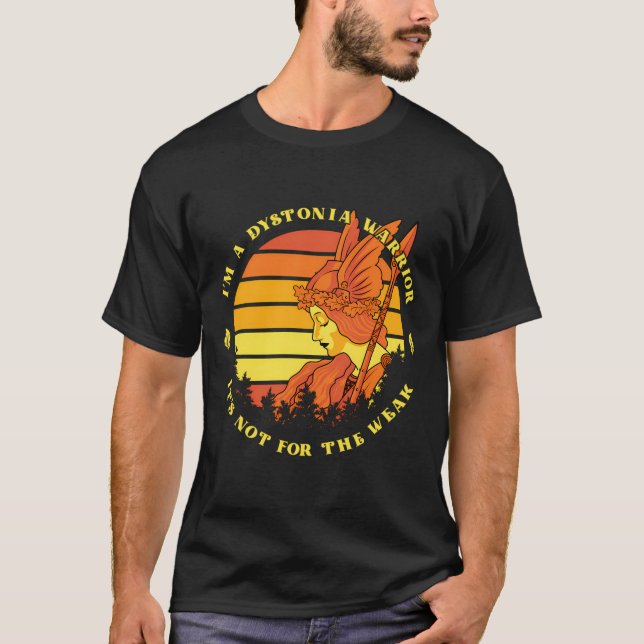 Camiseta Distonia Warrior ininterrupta (Frente)
