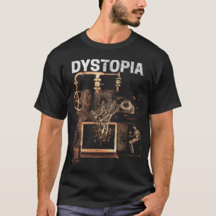Camiseta Distopia - Design de Streetwear Techno-Dystopian