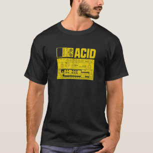 Camiseta Distorção de Baixo Acid TB303 Sintetização Analógi