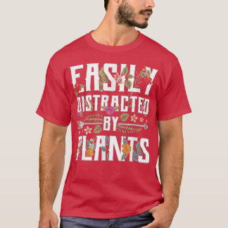 Camiseta Distração Fácil Por Gardener Gardener De Plantas