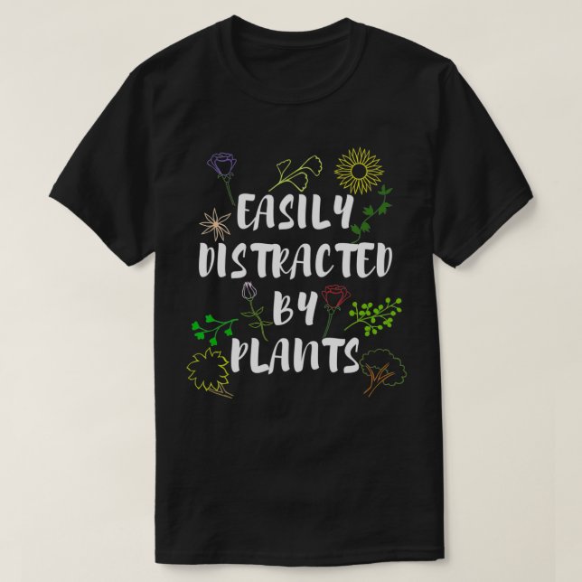 Camiseta Distração por plantações de jardinagem para jardin (Frente do Design)