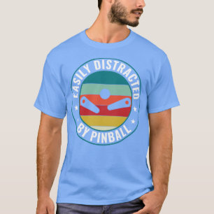 Camiseta Distraído Facilmente Pelo Jogo Arcade Do Jogador D